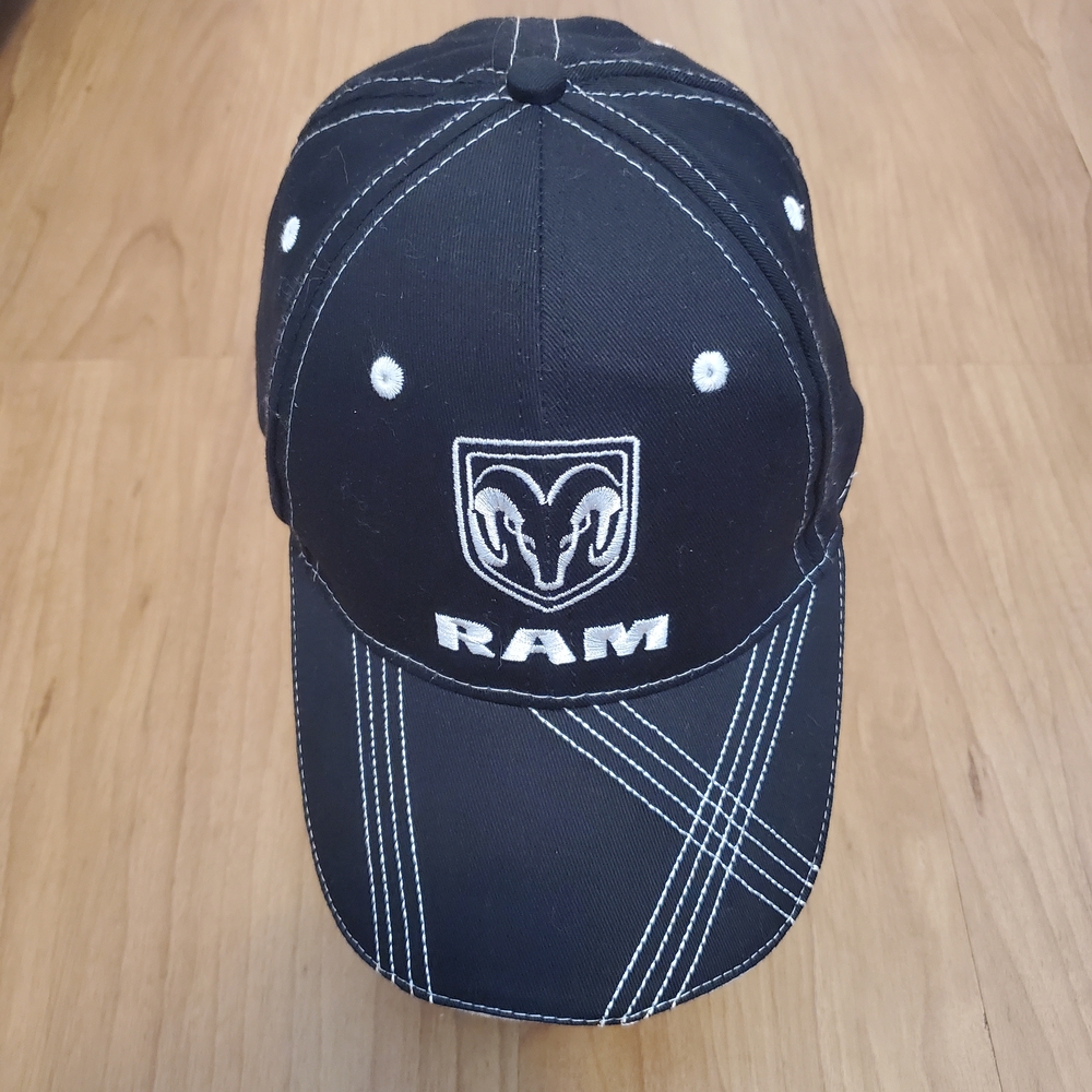 Black RAM Logo Trucker Hat City London Ont Size Adult Adjusable OBO